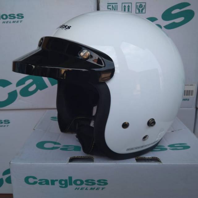 HELM CARGLOSS ORIGINAL 100% SUPER WHITE