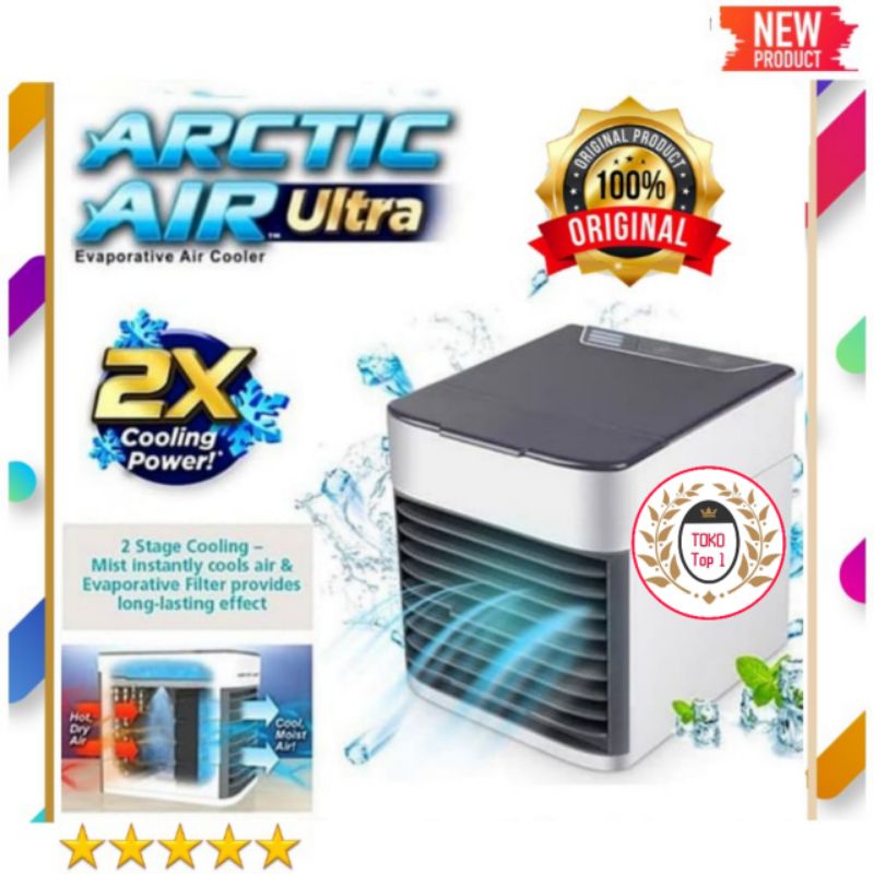 TOKO_TOP1 AC Mini AC Portable USB ORIGINAL import Arctic Air Ultra 2X Cooling Power Air Cooler AC Portabel