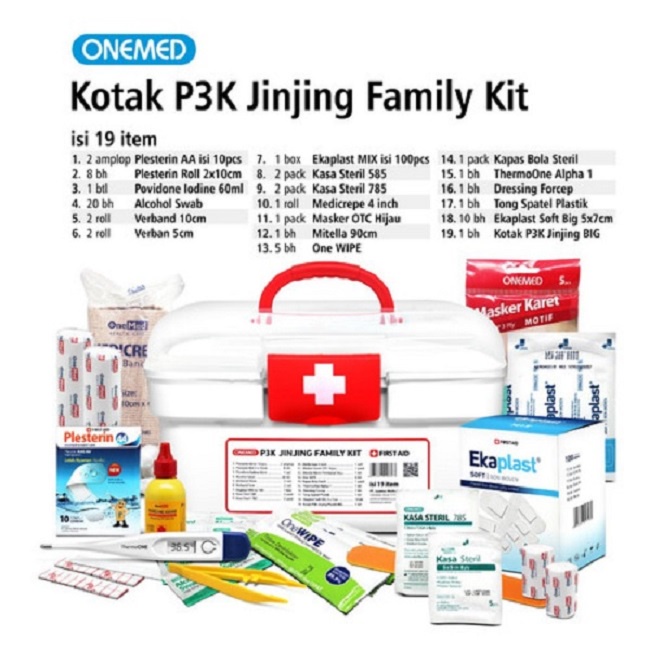 Kotak P3K Plastik Jinjing Family Kit Onemed OJ2