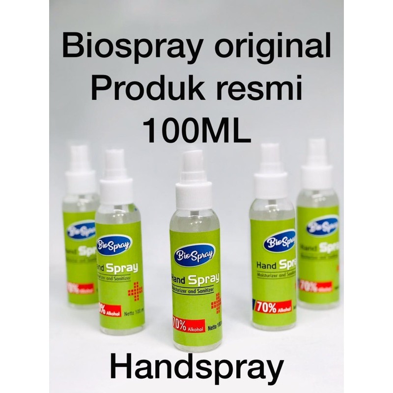 PROMO HAND SANITIZER 100ML BIOSPRAY PRODUK RESMI BPOM