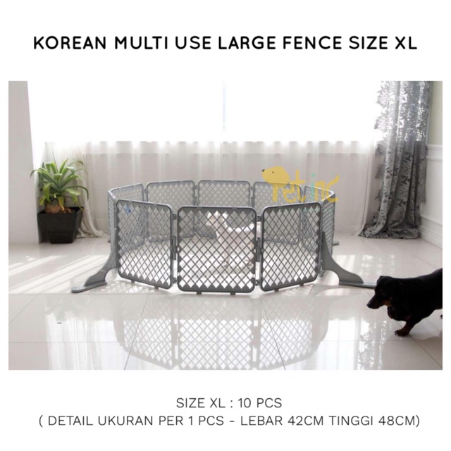 Korean multi use large fence for pet