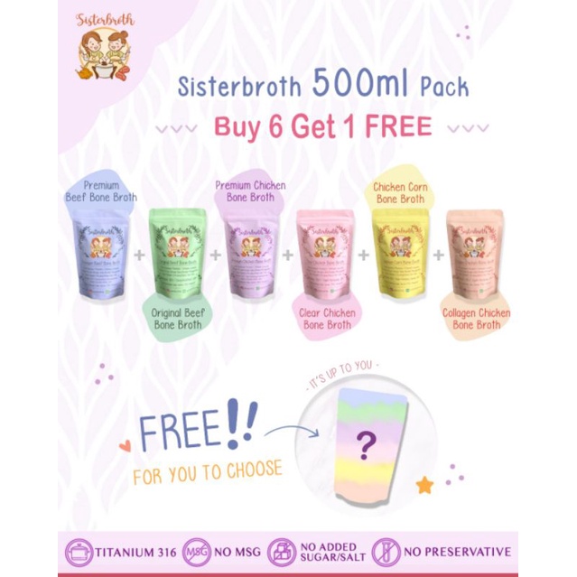 

Sisterbroth pack 500ml