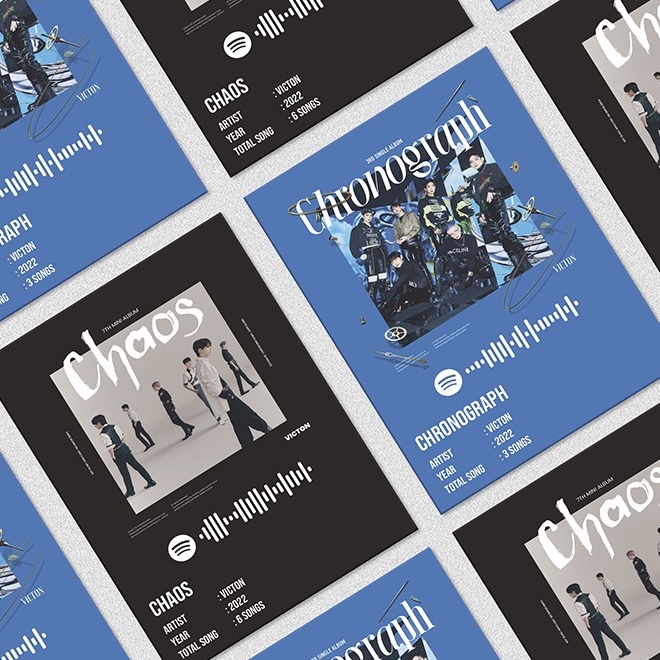 Kpop Spotify Poster A5 - Victon
