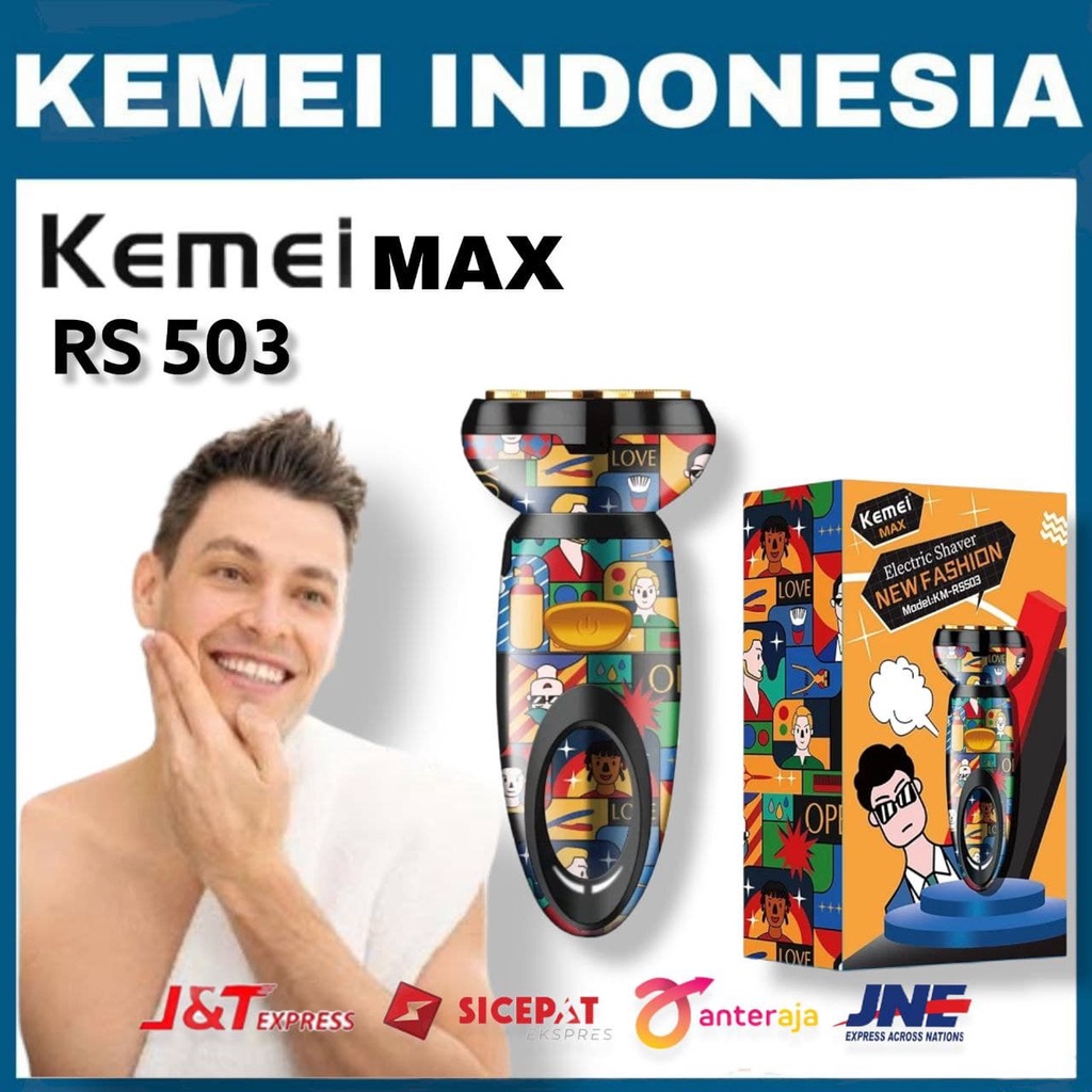 Hair Shaver Kemei KM RS503 Barbershop Original Electric Beard Shaver