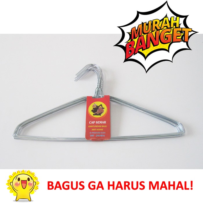 Hanger Baju Kawat - Gantungan Baju Kawat