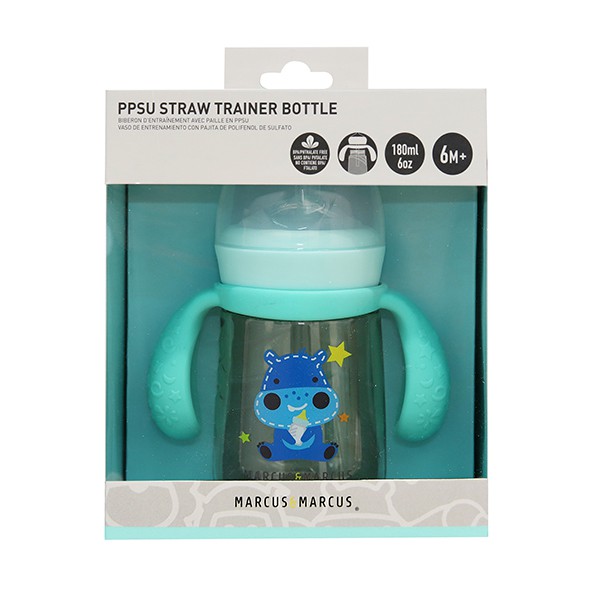 Marcus Marcus PPSU Straw Trainer Bottle Botol Sedotan Anak Bayi