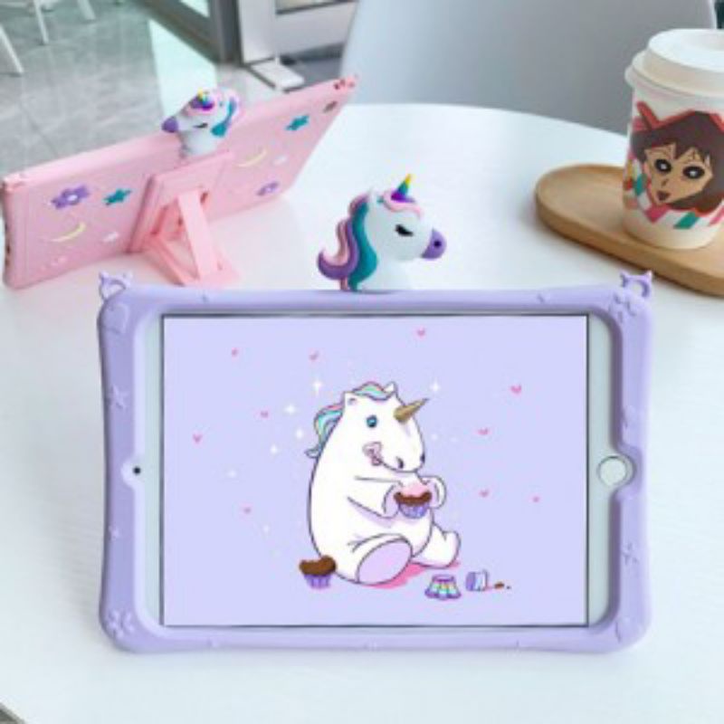 Unicorn Standing Case Casing Anak Kids iPad Air 1 2 Pro 9.7