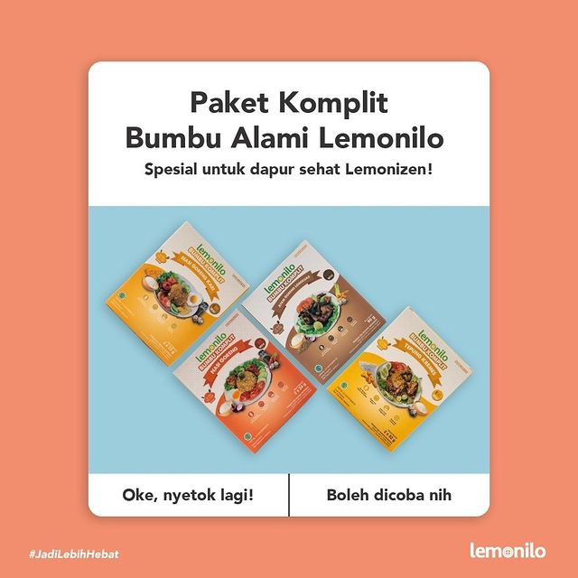 LEMONILO BUMBU KOMPLIT AYAM LENGKUAS NASI GORENG KREMESAN KARI INSTAN | BUMBU MASAK INSTAN