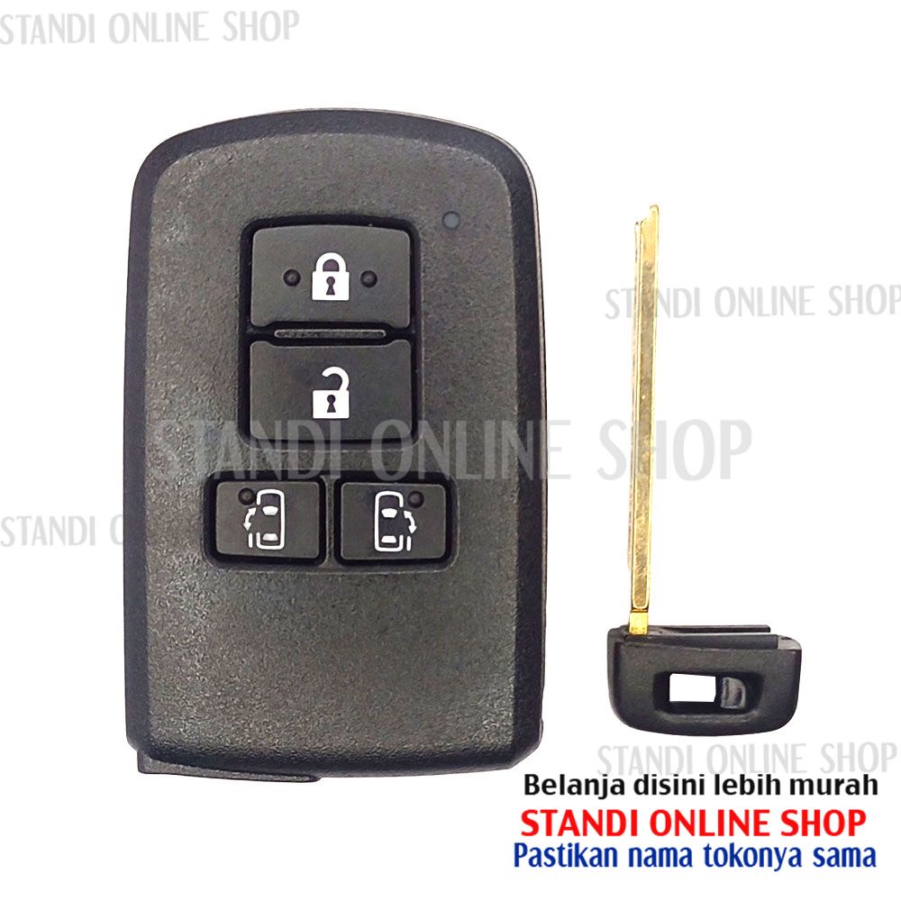Remote Set Kunci Smartkey Toyota New Sienta Tipe Q Original