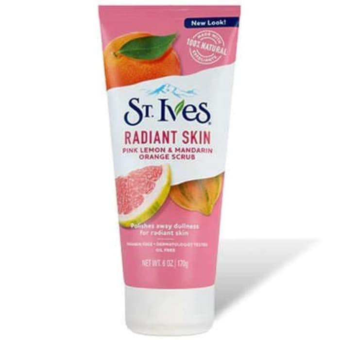 Pemutih Badan dan Wajah TERLARIS  St. Ives Face Scrub / Scrub Wajah BPOM Original Pemutih Wajah