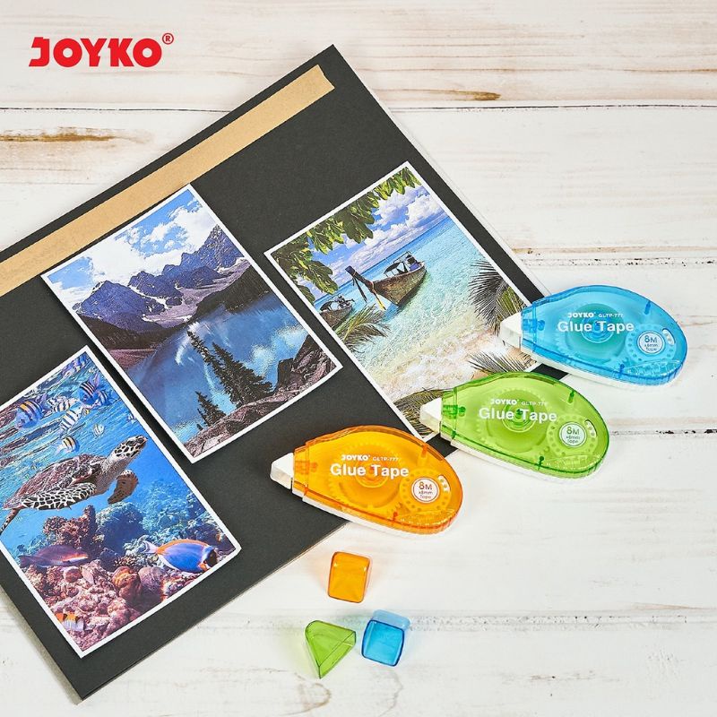 Glue Tape Lem Pita Dua Sisi Doubel Sided Tape Roll Joyko GLTP-777-4