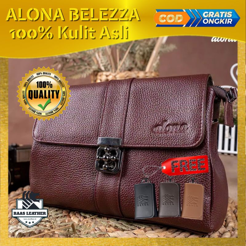 Tas Selempang Wanita Kulit Tas Remaja Bahu Kerja Tangan Kondangan Cewek  Cwek Wanita  Kulit Keren