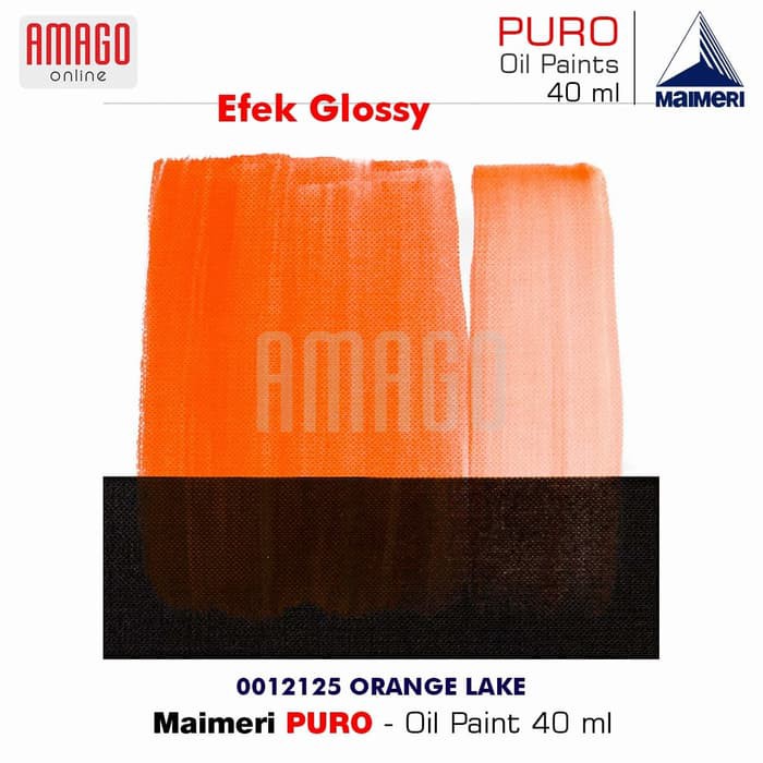 MAIMERI PURO - OIL PAINT - ORANGE LAKE - 40ML - M0012125