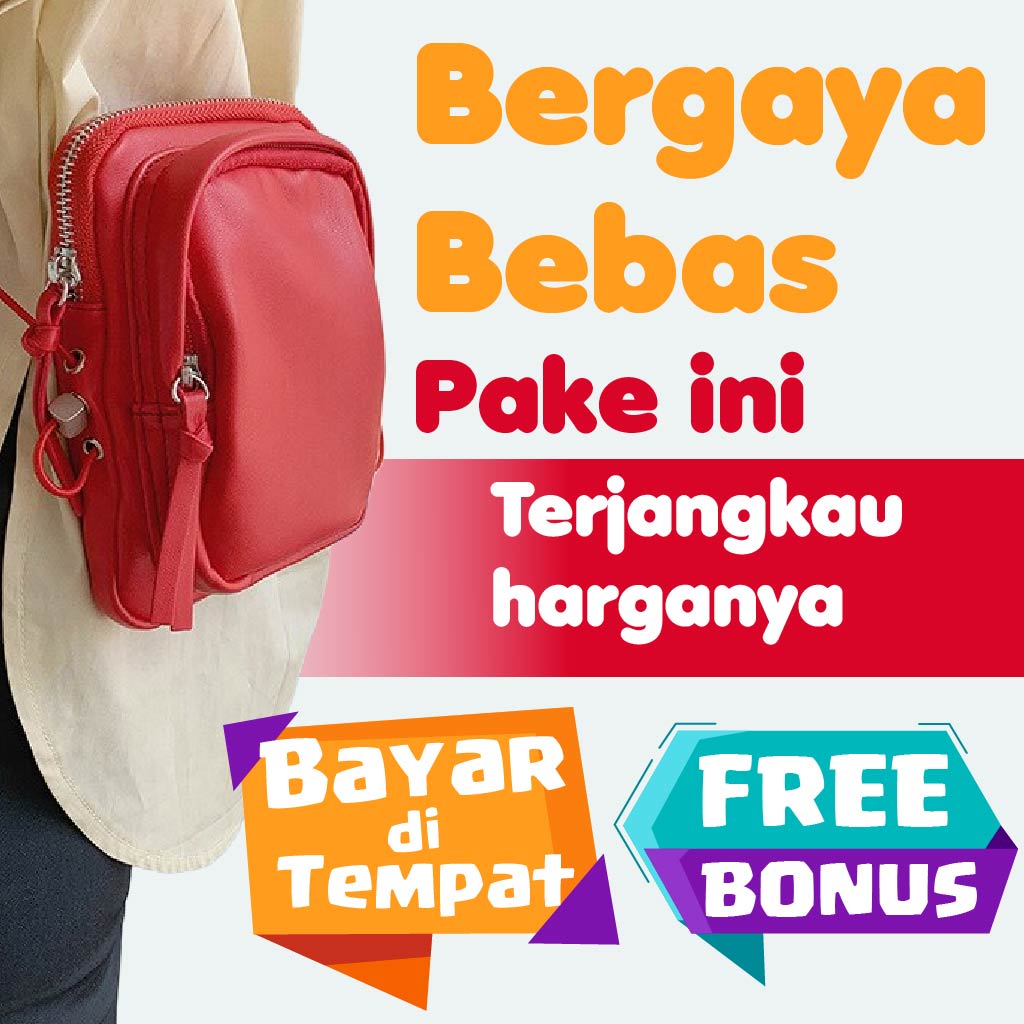 Tas Selempang Slempang Gendong Slingbag Sling bag Waistbag Waisbag Wasbag Waitsbag Weistbag Wanita C