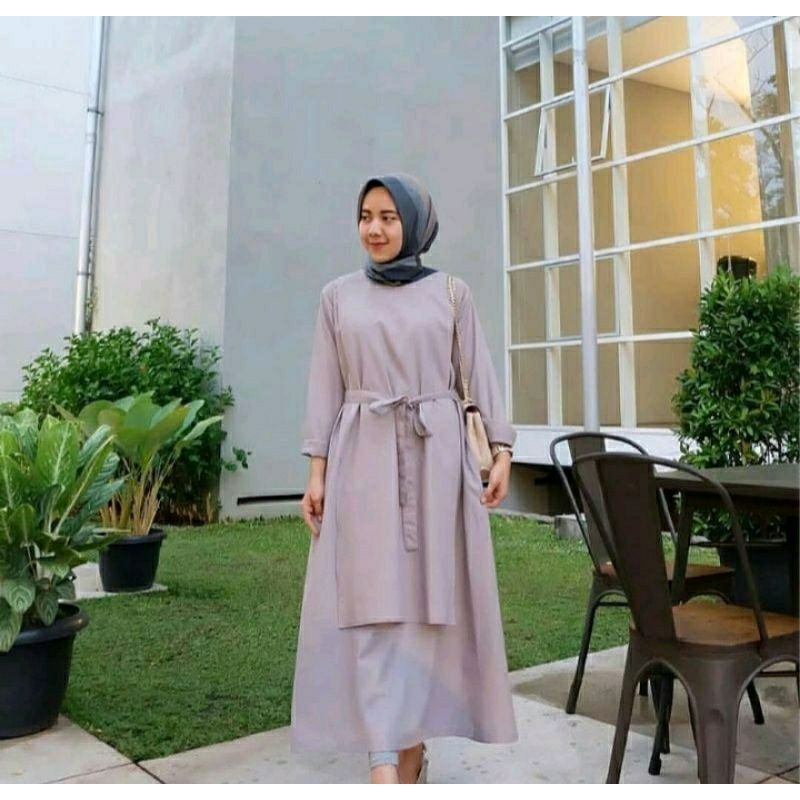 Rina Tunik | Tunik Kekinian | Desain Simple | Bahan Katun Toyobo
