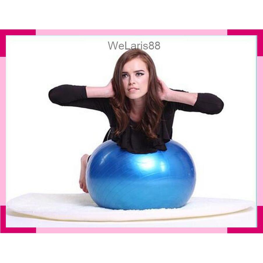 Gym ball size65cm Bola fitness Yoga ball BONUS Pompa angin