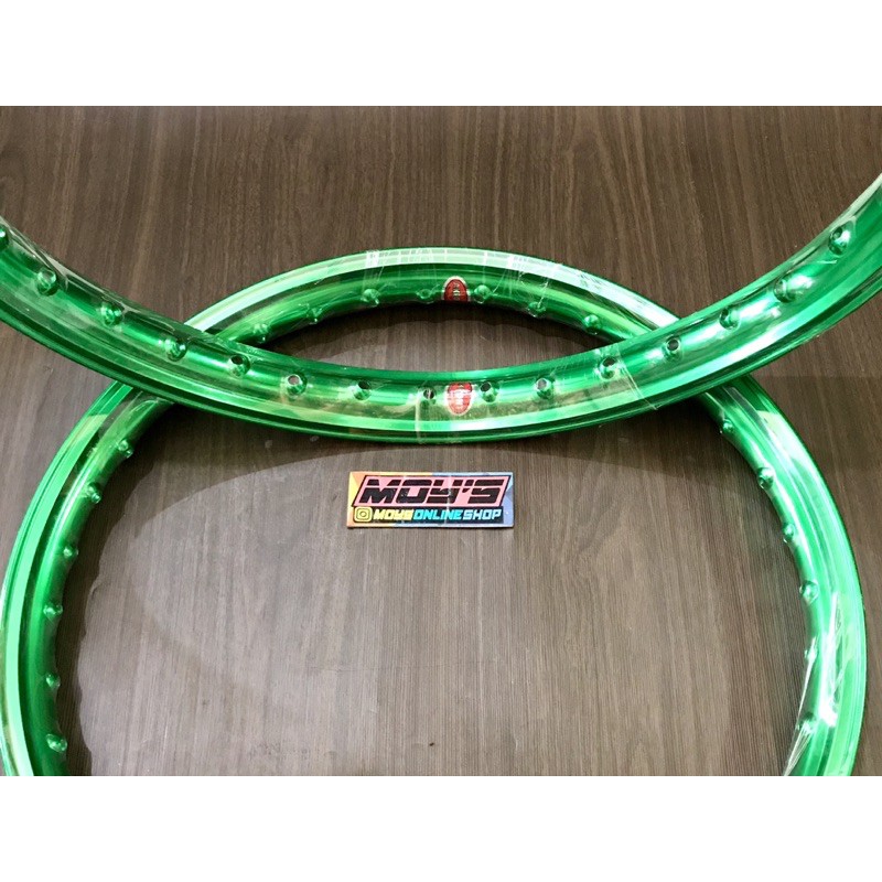 VELG AKRONT SPAIN RING 17 - 18 TAPAK 140/140 GREEN MADEIN THAILAND