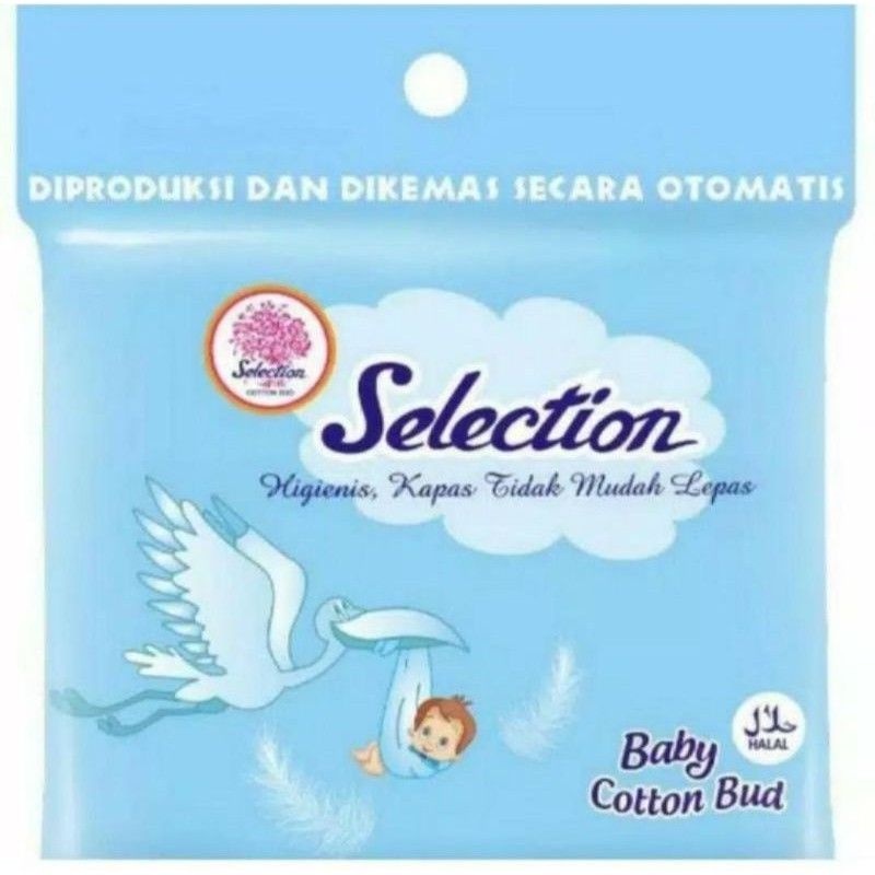 Cotton Bud Baby Selection 100 pcs / Korek Kuping Bayi