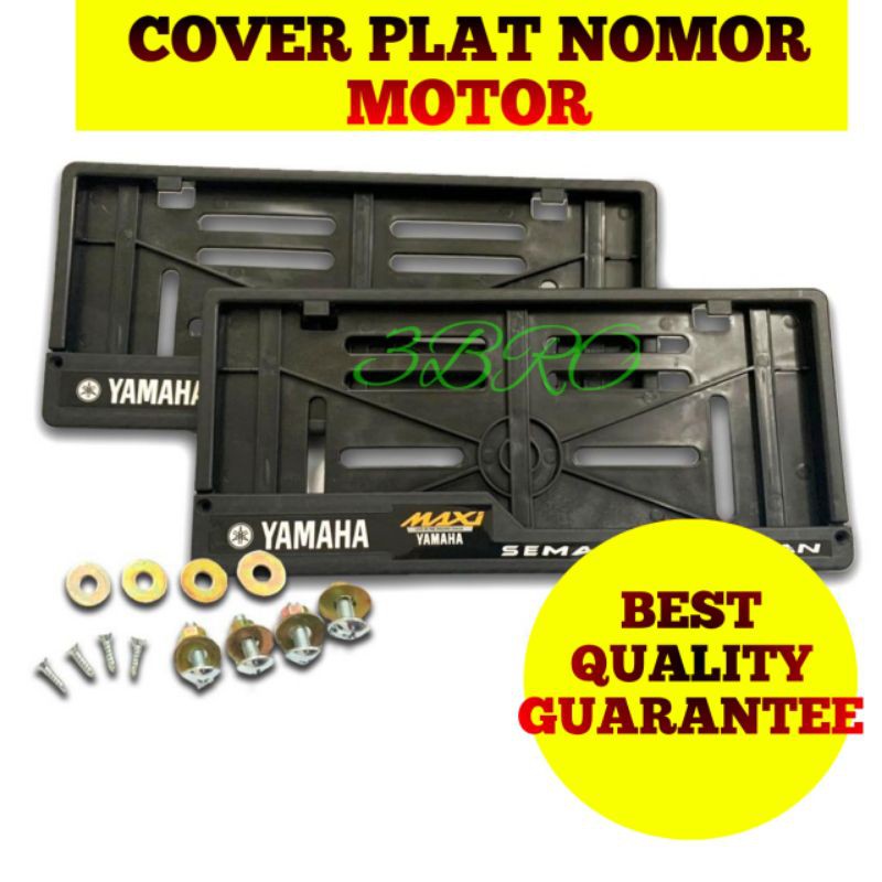 COVER PLAT NOMOR  dudukan plat nomor MOTOR UNIVERSAL MAXI semua motor