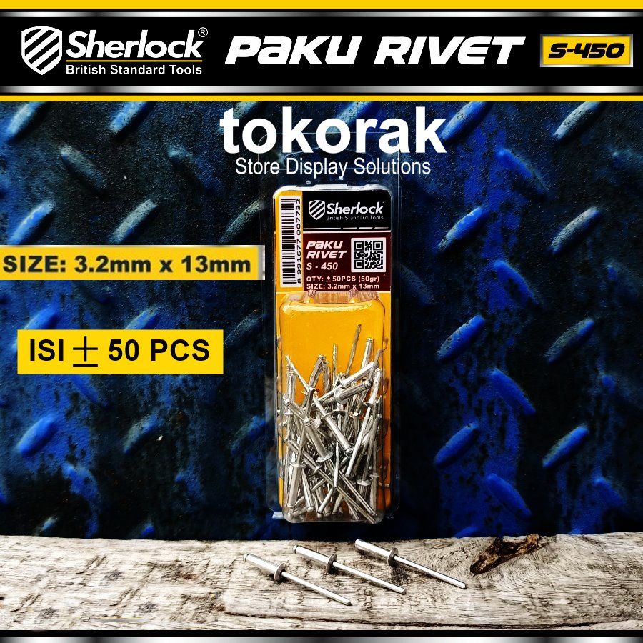 PAKU RIVET S-450 SHERLOCK - PAKU TEMBAK RIVET