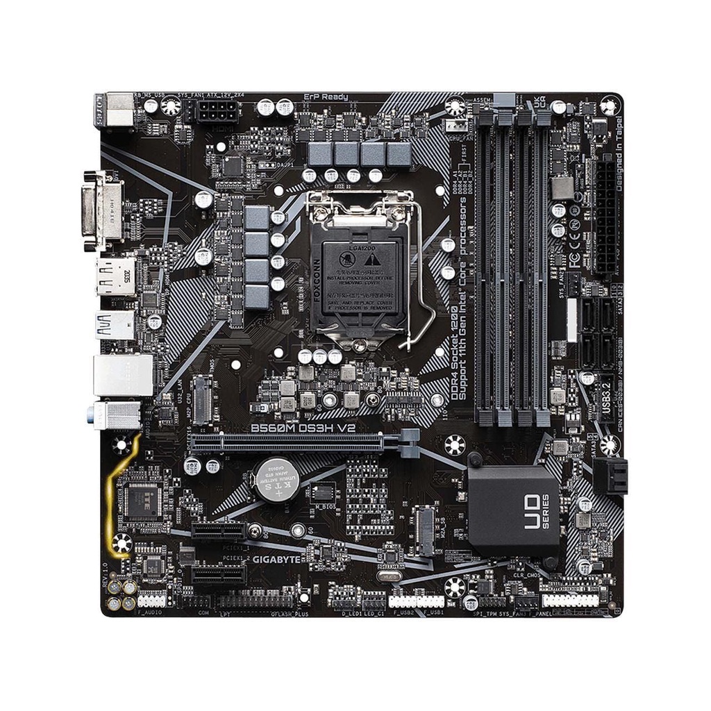 GIGABYTE B560M DS3H V2 LGA1200 B560 DDR4 USB3.2 SATA3 MOTHERBOARD