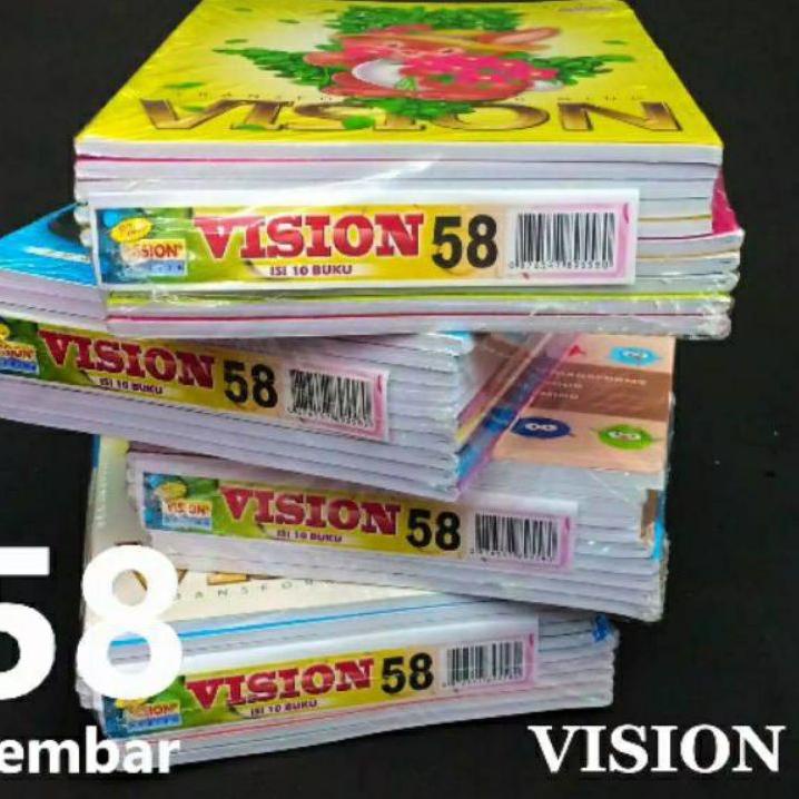 

Sangat Nyaman.. Buku Tulis Vision isi 58 lembar Stok Melimpah Murah