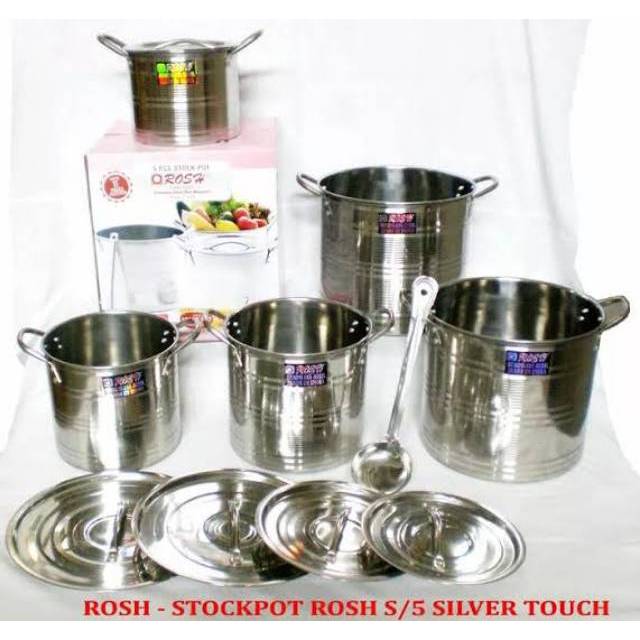 ROSH COLOURED STOCKPOT 9 PCS