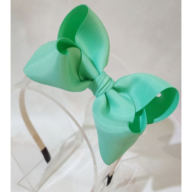 Bando pita tosca/ mint/ hijau tosca/ biru tosca/ bandana bayi/ jepit rambut