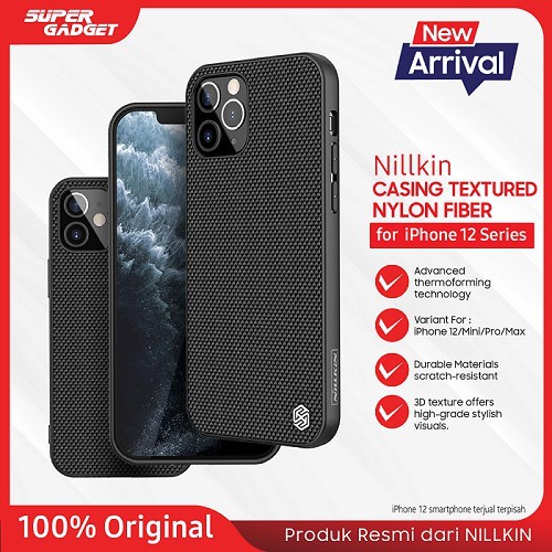 Case iP 12 Pro Max Promax Nillkin Texture Nylon Fiber Casing Polikarbonat Hardcase Cover Murah