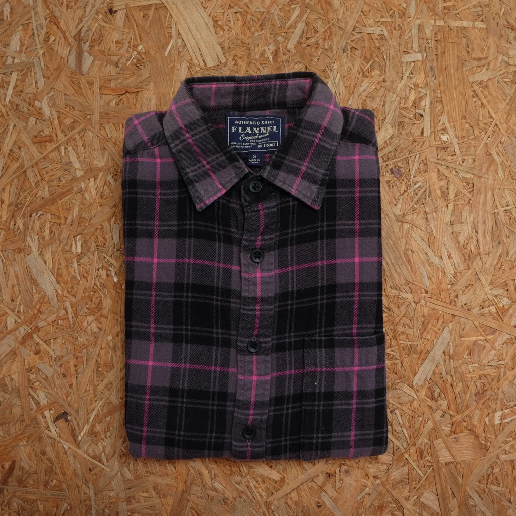 Kemeja Flanel Branded / Uniqlo / Levis / GAP Second