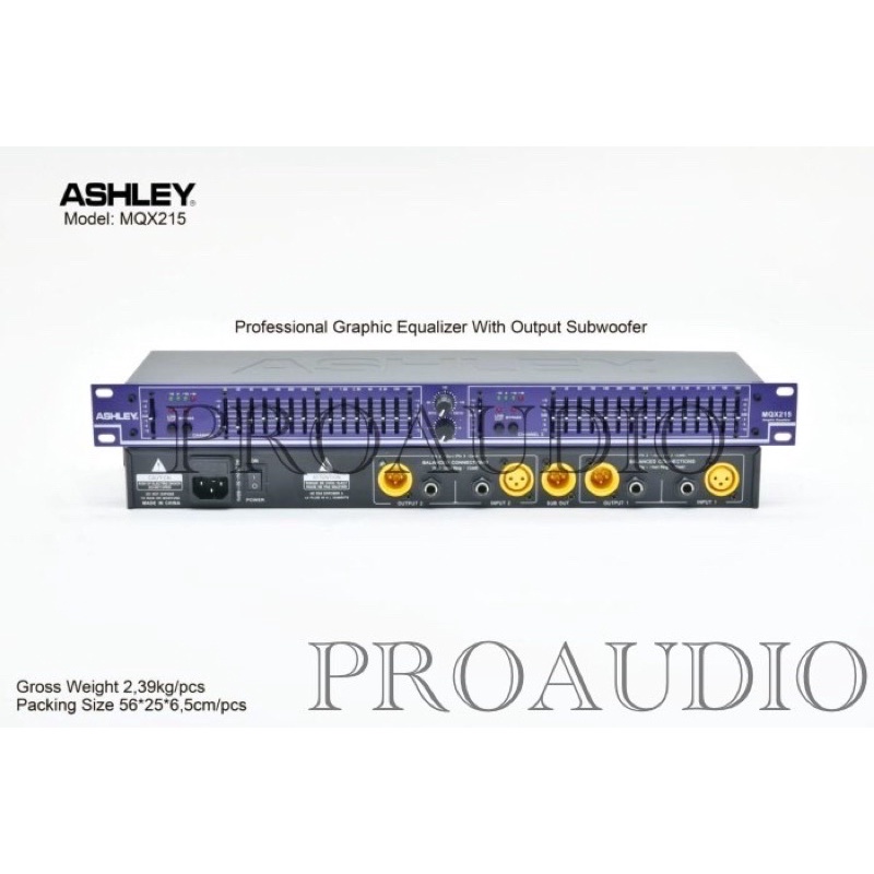 Equalizer ashley MQX215 /MQX215 (2x15) original