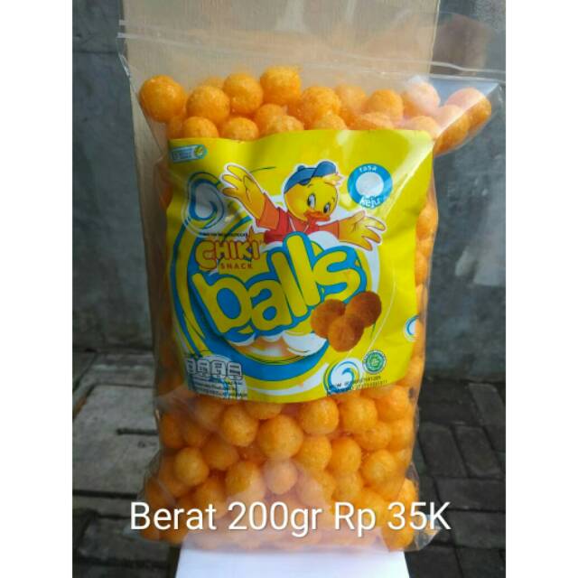 

Chiki balls rasa keju, ayam dan coklat