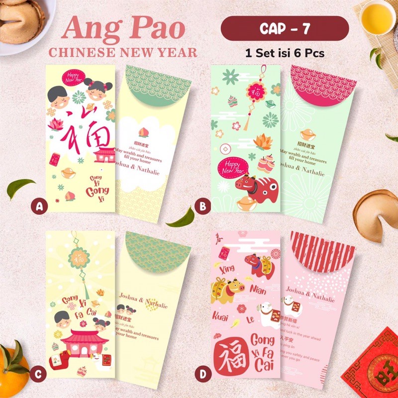 

Amplop Angpao Chinese New Year Part 2 (Desain 7-12)