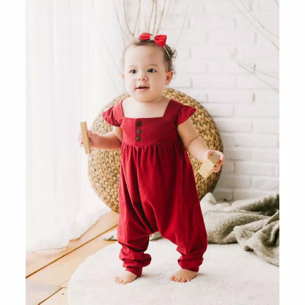 KOTTONVILLE JUMPSUIT JUMPER PANJANG ANAK ROMPER ANAK Takoyakids Mirei Jumpsuit