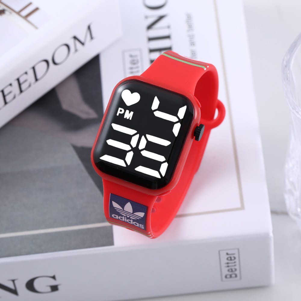 [DG] JAM TANGAN WANITA/PRIA TREND LED DIGITAL STRAP RUBBER TERLARIS TW-15