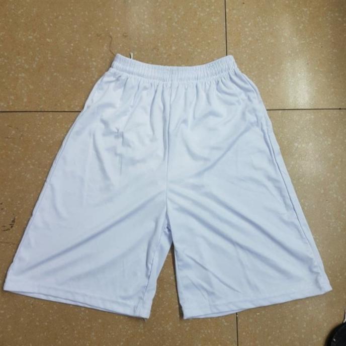celana putih polos-celana bola futsal putih polos murah