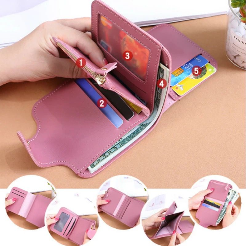 (COD) Women's Wallet Dompet Lipat Wanita MALL SHOPPING