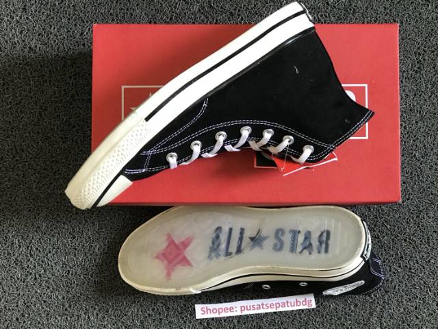 Terlaris Sepatu Converse 70s High Egret Black White Made In Vietnam