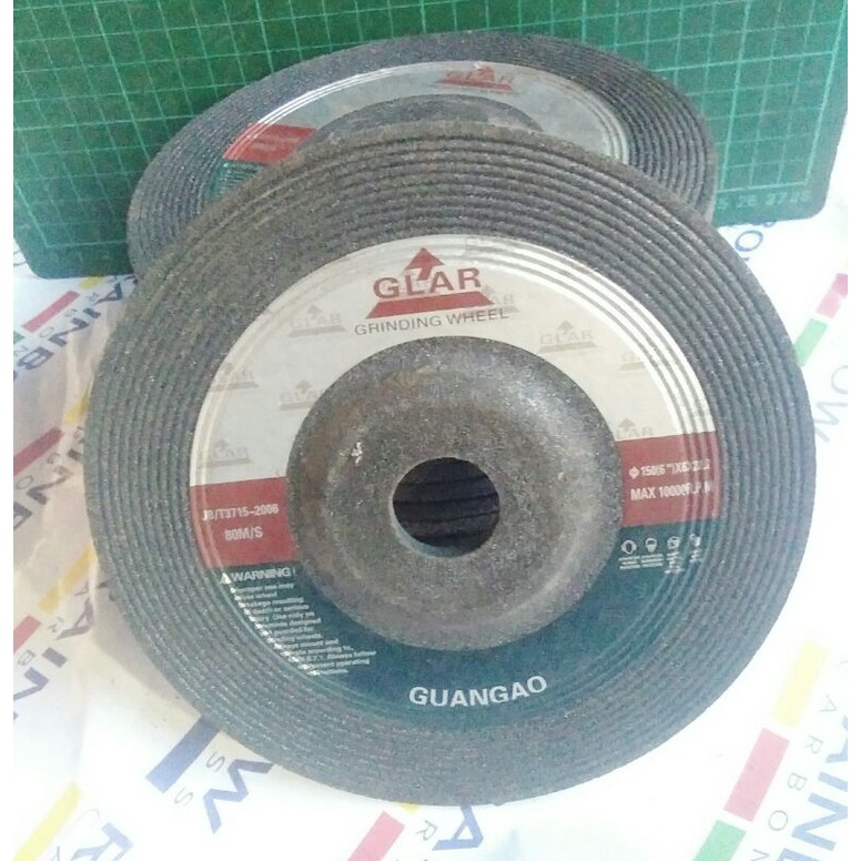 BATU GLAR GRINDING WHEEL ASLI USA, dengan tebal 6mm diameter 150mm