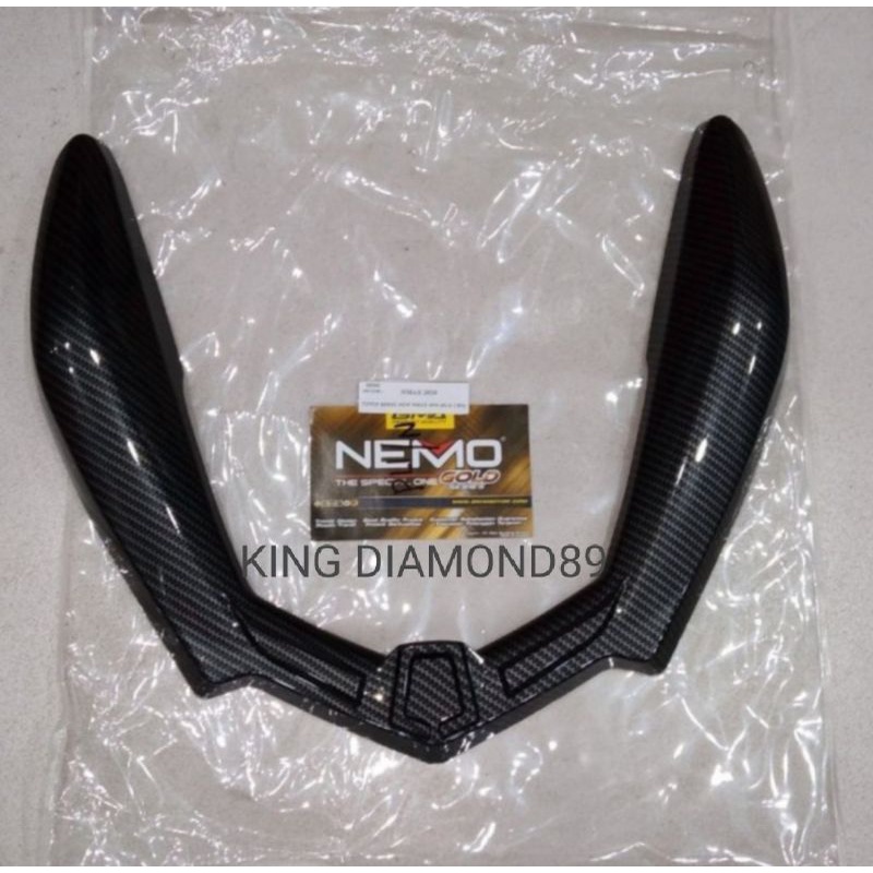 Cover tutup behel belakang carbon kevlar Yamaha All New Nmax 155 2020 Original Nemo Best Quality