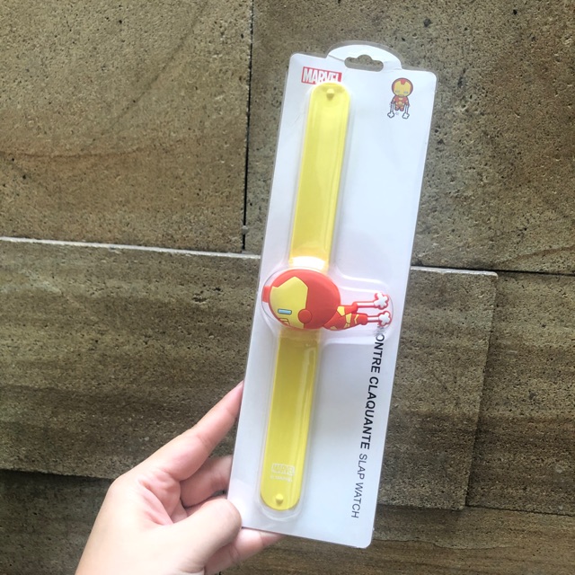 MINISO Marvel Ironman Slap Watch (Jam Tangan Anak)