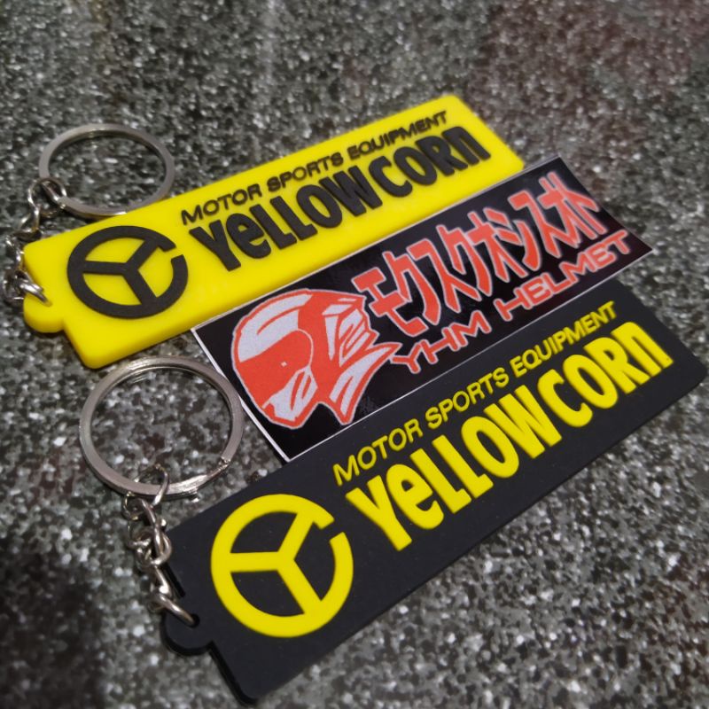 Gantungan kunci team arogan / keychain TA  gantungan kunci prostreet / gantungan kunci pasukan matic / gantungan kunci yellow corn