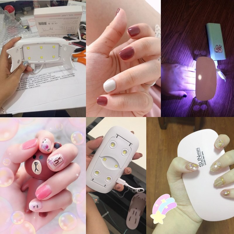 Alat Pengering Kutek Kuku UV LED Nail Dryer 6W