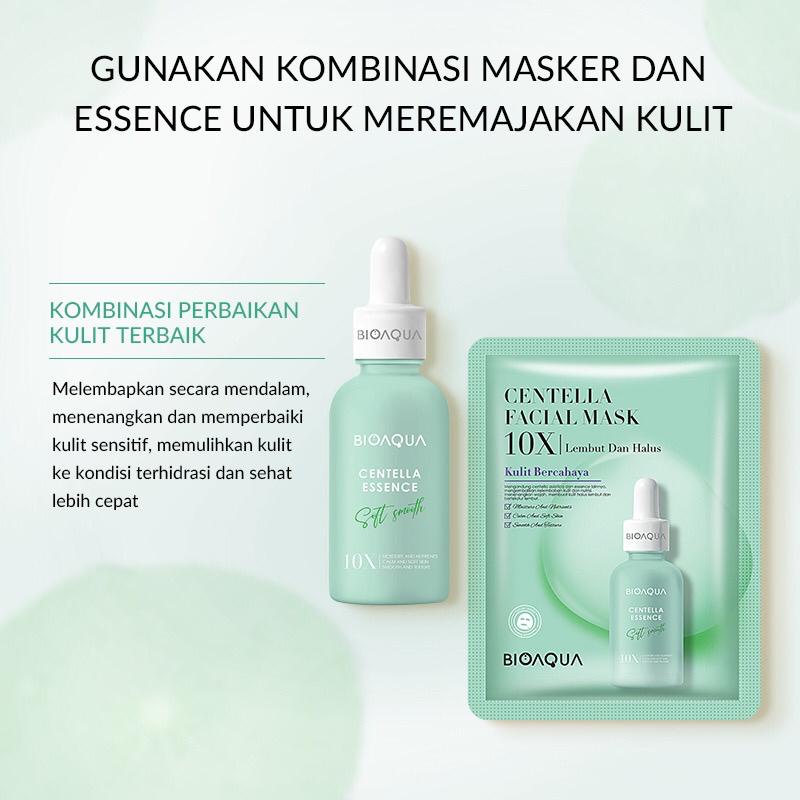 RADYSA - IOAQUA 10X Centella Moisturizing Essence Menenangkan dan memperbaiki kulit sensitif dan kemerahan 50ML