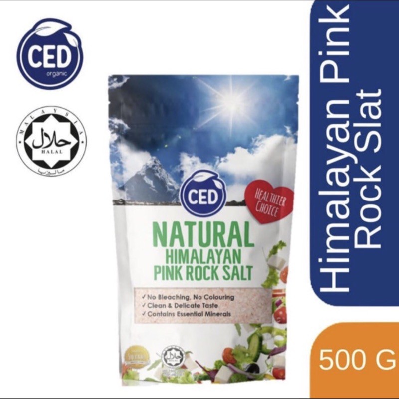 

garam himalayan pink rock salt 500g