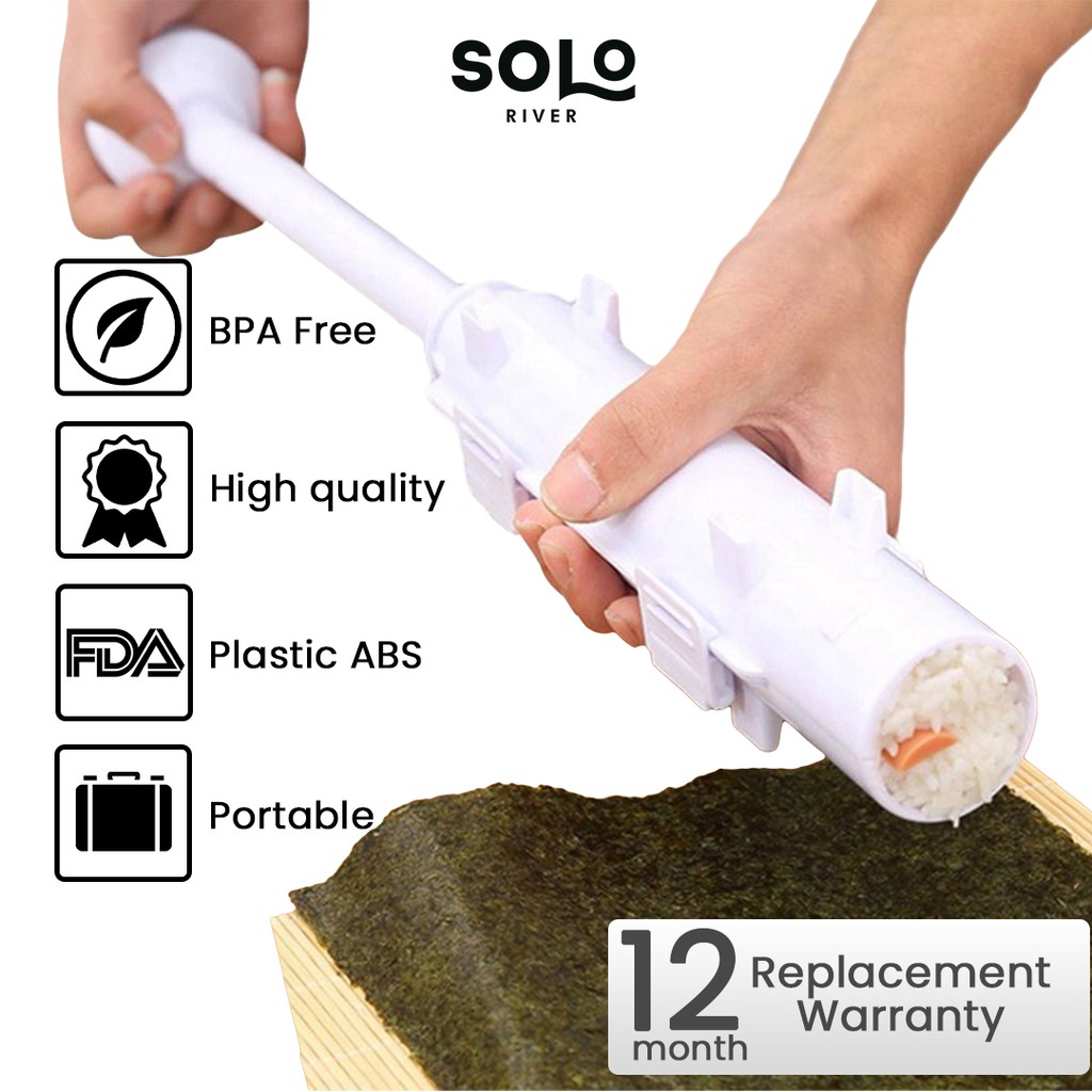Premium (Mount) SOLO RIVER Alat Cetak Sushi Maker Bazzoka