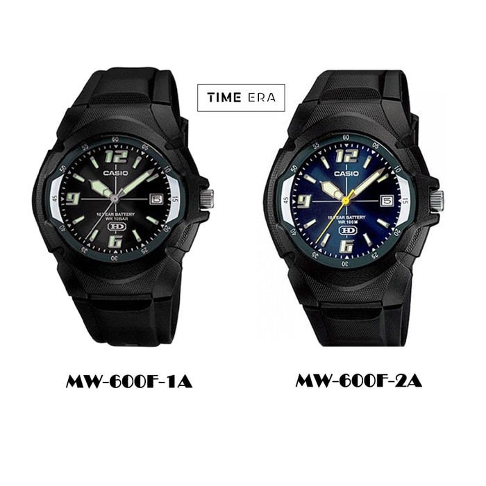 TERBARU Casio Original MW600F / MW-600F / MW 600F - Pria - Analog - Karet 322