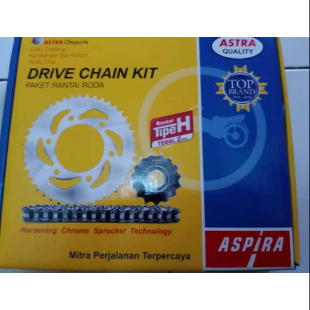 Gir set paket rantai for CB 150R street fire Aspira Astra