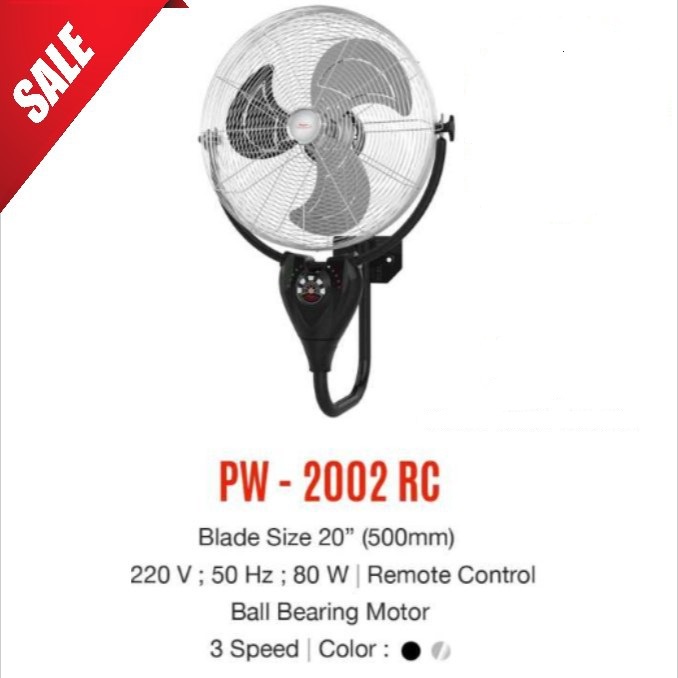 Kipas Angin Maspion 20 Inch PAKAI REMOTE PW2002RC