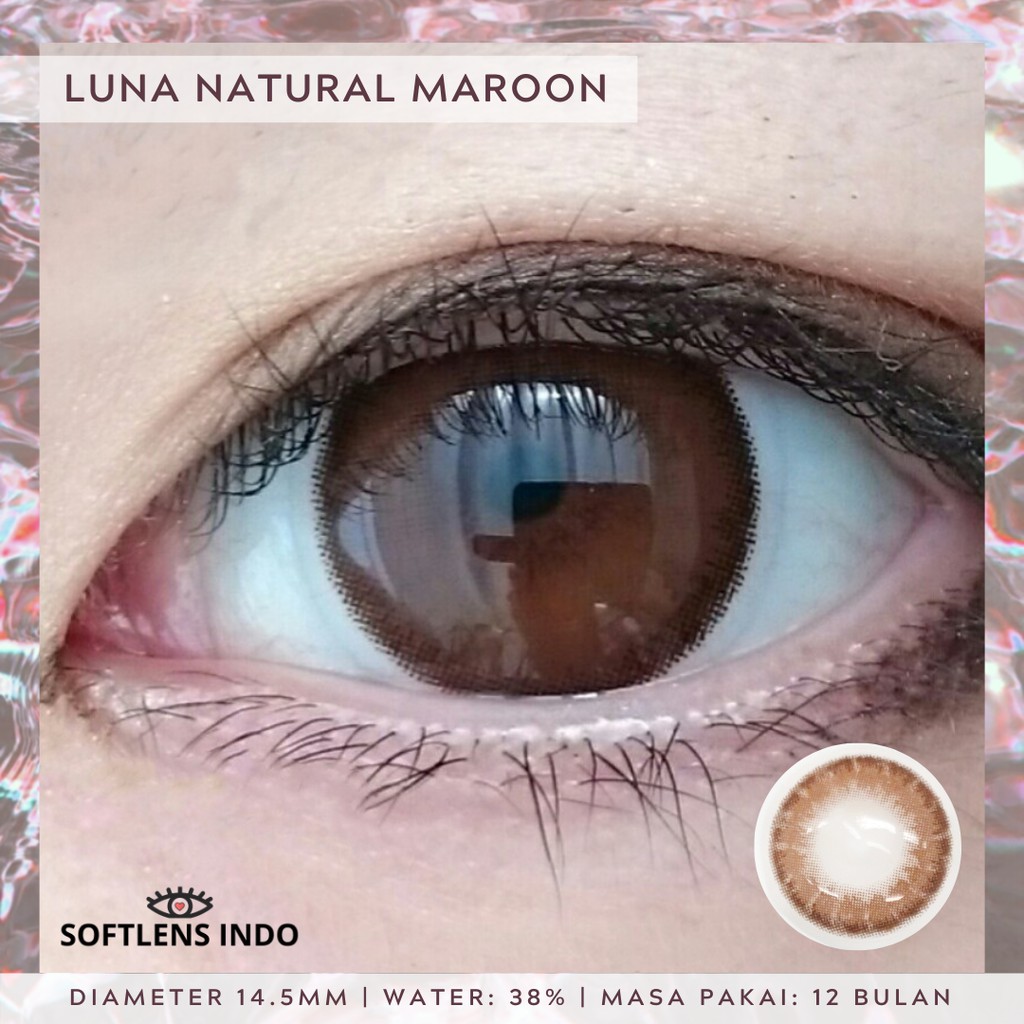 Softlens EOS Luna natural maroon